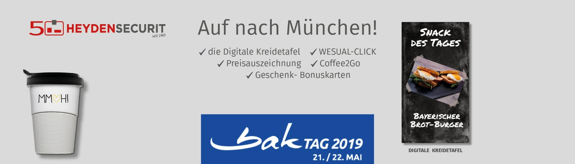 Auch im Mai finden Sie uns auf dem bakTag der Bäko in München!