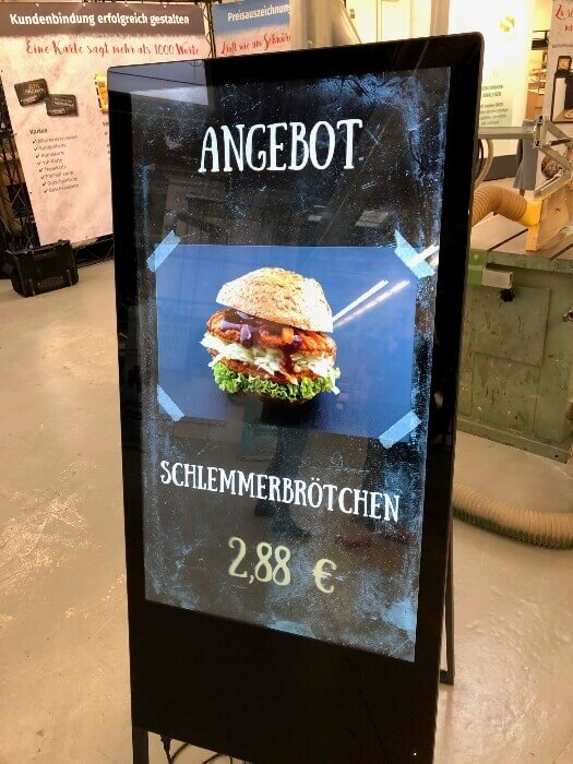 berner-backwelt-8 Impressionen von der Hausmesse backwelt - Kreidetafel auf dem Plakatständer!