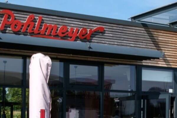 Der Eingangsbereich der Holzofenbäckerei Pohlmeyer in Münster.