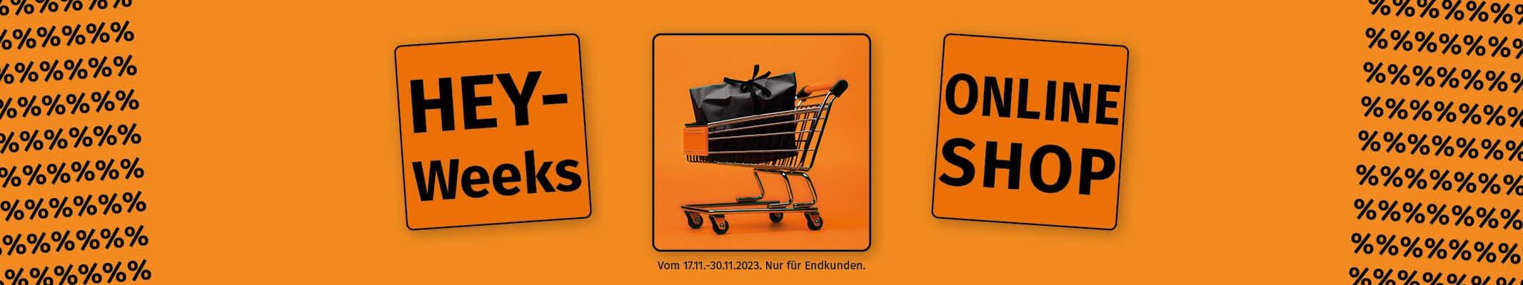 Hey Week 2023 - Black Friday mit satten Rabatten