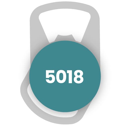 Tino NFC Flaschenöffner RAL 5018