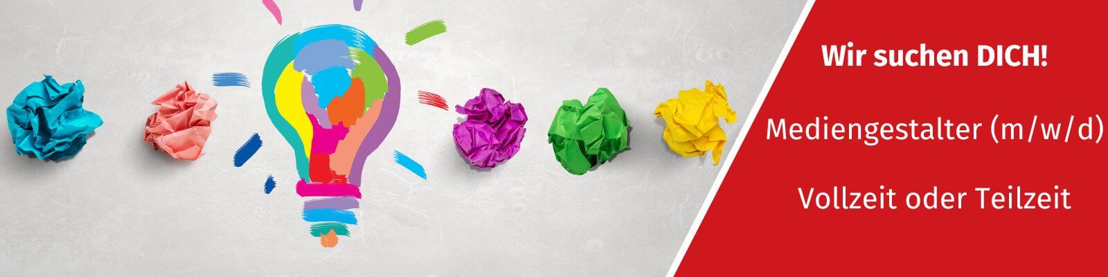 Stellenanzeige - Mediengestalter gesucht
